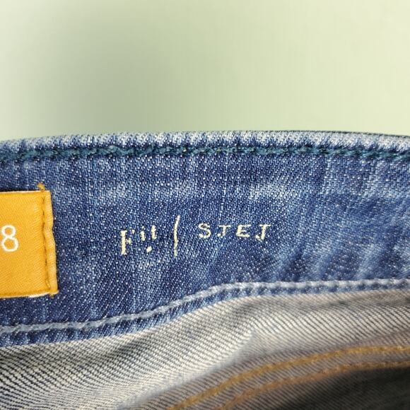 Anthropologie Pilcro and the Letterpress Stet Modest Denim Shorts Size 28 - Picture 4 of 6